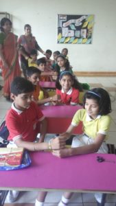 Tie up Rakhi